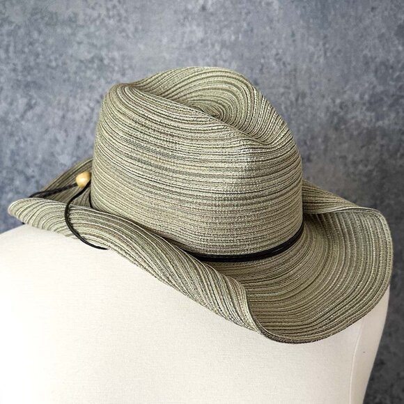American Hat Makers Rolled Brim Polybraid Western Cowgirl Hat, NWT - Picture 1 of 5